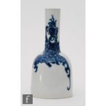 A Chinese blue and white mallet vase, the domed body rising to shaft neck, with blue ruyi phoenix