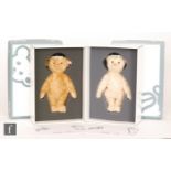 Two Steiff Lladro Four Seasons collection teddy bears, 2008 Autumn Teddy Bear with button in ear and