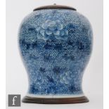 A Chinese Kangxi (1654-1722) period vase, of baluster form, the body decorated with a series of