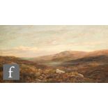 W. MAITLAND (LATE 19TH CENTURY) - A Highland loch landscape, oil on canvas, framed, 52cm x 93cm,