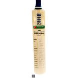 A 2006 cricket bat for the NPower test series England vs Pakistan, signed in blue pen.