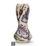 A Moorcroft Pottery vase decorated in the Meadow Cranesbill pattern designed by Alicia Amison,