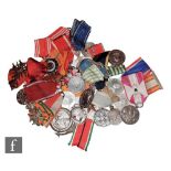 Twenty six assorted European medals to include Polish, Spanish, Romanian, Croatian, Dutch and