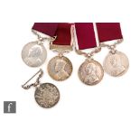 An Army Meritorious Service Medal to 013003 Pte A Sjt H.J Preston R.A.O.C with four Army Long