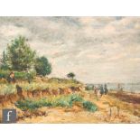 MARK FISHER, RA (1841-1923) - 'Essex Estuary', oil on artists board, signed, framed, 28cm x 36cm,