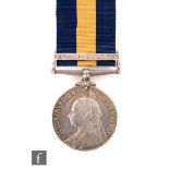 A Cape of Good Hope General Service Medal with Bechuanaland bar to Pte G T Johnson Kimberley Rifles,