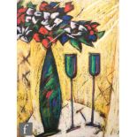 LIBBY JANUARY (LATE 20TH CENTURY BRITISH) - 'Celebration I', giclee print, signed with initials,