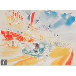 AFTER JAKE SUTTON - Bentley at Le Mans 1928, limited edition advertising print No 21/50, 54cm x