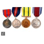 A Delhi Dunbar Medal 1911 to Caroline Offley Shore, a Territorial Force War Medal to 132712 Gnr D.