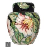 A Moorcroft Pottery ginger jar and cover decorated in the Cavendish pattern designed by Philip