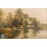 GEORGE WILLIS PRYCE (1866-1949) - 'Bracebridge Pool, Sutton Park', oil on canvas, signed, framed,