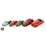 A collection of assorted Schuco tinplate models, comprising a 2002 Akustico in red, a 2000