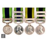 Two India General Service Medals with Afghanistan N.W.F 1919, Mahsud 1919-20 and Waziristan 1919-