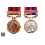 An India General Service Medal 1854 with Persia bar to 2566 Patrick Meehan 64th Foot, with a