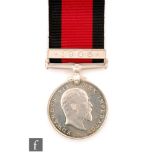 A Natal Rebellion Medal 1906 to Pte T.K Geer Natal Rangers, possibly renamed.