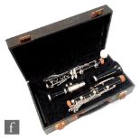 A Boosey & Hawkes London four piece clarinet in fitted case.