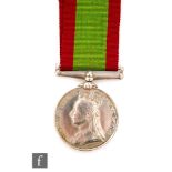 An Afghanistan 1878-79-80 Medal to 356 Pte J.Acton 1/12th Regiment.