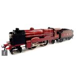 An O gauge Hornby E320 4-4-2 LMS maroon 'Royal Scot' 6100 locomotive and tender, 20v electric,