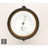 A late 19th Century Negretti & Zambra of London Fishermans Aneroid Barometer issued by the Royal