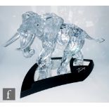 A Swarovski model of an Elephant, limited edition No. 08164/10,000, complete with external