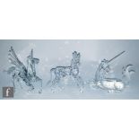 A group of three Swarovski figures comprising Annual Edition 1996 Fabulous Creatures - The