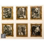 G. W. LENNOX PATERSON (1915-1986) - The Devil's Disciples, set of six artist's proof wood