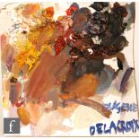 ROBERT OSCAR LENKIEWICZ (1941-2002) - An artist's board heavily encrusted with oil paint and