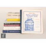 A small assorted collection of glass reference books relating to American manufacturers including