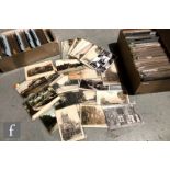 A large collection of Edwardian loose postcards to include various counties, Norfolk, Nottingham,