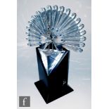 A Swarovski model of a Peacock on a plinth base, limited edition No. 00956 of 10,000, complete
