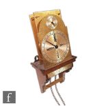 A reproduction of The Benjamin Franklin clock of 1757, limited edition No 951 with certificate and