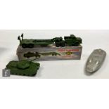 A Dinky Supertoys 660 Tank Transporter diecast model, boxed, with an unboxed 651 Centurion Tank