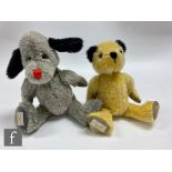 Two Dean's Rag Book Sooty 50th Anniversary teddy bears, Sooty, limited edition 670 of 4950, and