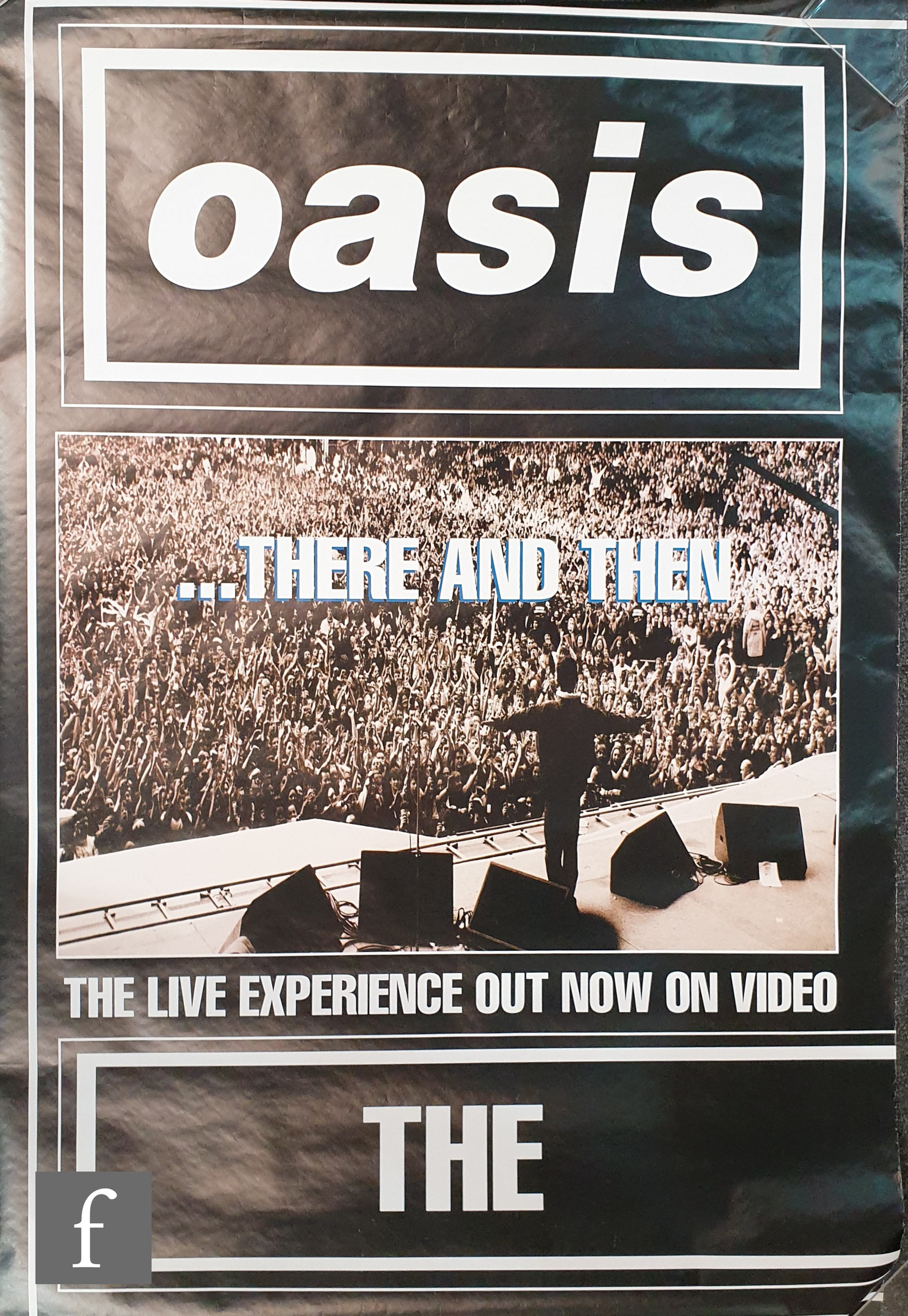 A group of three Oasis 'Whats the Story Morning Glory/Definitely Maybe', large format retail