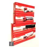 Four Corgi Hauliers of Renown 1:50 scale diecast models, comprising CC13524 Skye Transport Volvo