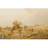 J. BARCLAY a.k.a. HORACE HAMMOND (1842-1926) - Harvest Time, watercolour and body colour, signed,