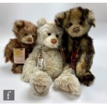Three Charlie Bears teddy bears, Porridge (CB125091), QVC exclusive from the Four Seasons set,