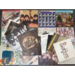 A collection of Beatles LPs to include Hard Day's Night, PCS 3058 (Stereo only), Beatles For Sale,