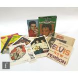 A collection of Japanese Elvis Presley programmes and press books including GI Blues, Girl Happy,