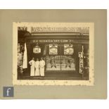 A late 19th Century photograph of a shop front for the Danish Dairy Company with Albert