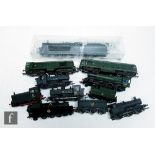 Nine OO gauge Bachmann locomotives, diesel and steam outline, some DCC Ready, to include 4-6-0