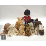 A collection of twelve Merrythought teddy bears, to include Compton and Woodhouse Farnell Alpha