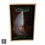 A Star Wars Return of the Jedi (1983) US Advance one sheet film poster, rolled.