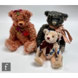 Three Steiff teddy bears, comprising Summer Festival in Giengen Bear, white tag 656620, with blue