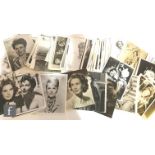 A large collection of 8x10 vintage portraits of mostly female stars including Vivien Leigh, Joan
