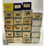 A collection of HO gauge Piko rolling stock, assorted wagons and tankers, all boxed. (24)