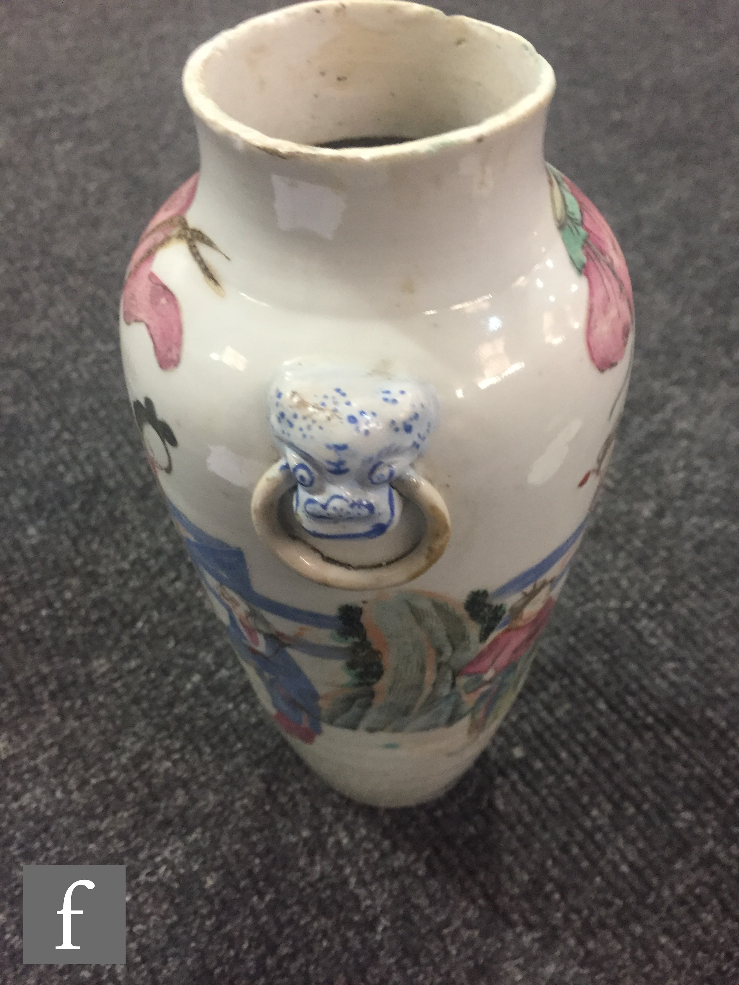 A small collection of 19th/20th Century Chinese porcelain items, to include a Wu Shuang Pu, ( - Image 9 of 11