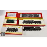 Five OO gauge Hornby locomotives, some DCC ready, to include R2919 2-8-0 BR black '2891' (has been