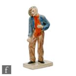 Attributed to Goldscheider for Myott Son & Co - A 1930s Art Deco model of a man stood with his