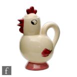 Clarice Cliff - Chick - A novelty children's 1930s Clarice Cliff Chick Coco pot with pink beak and